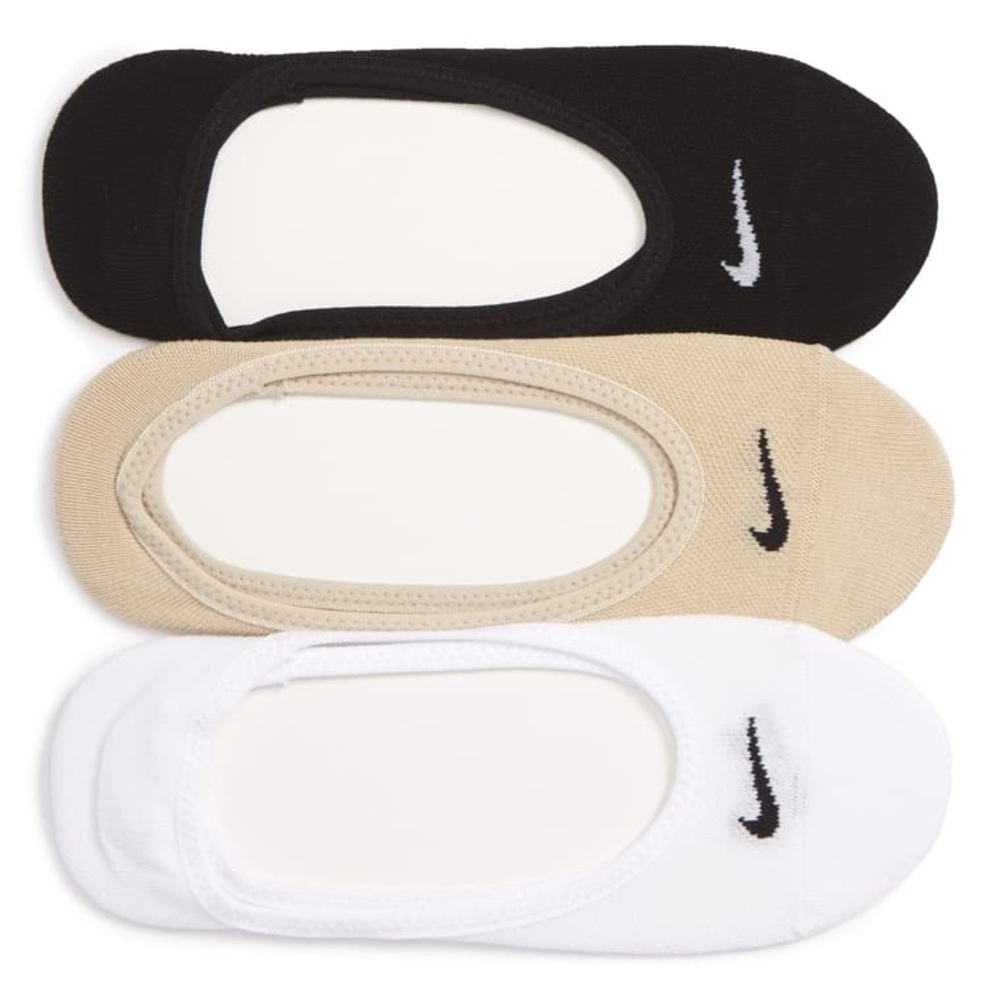 White Nike No Show Socks - Picture 1 of 8